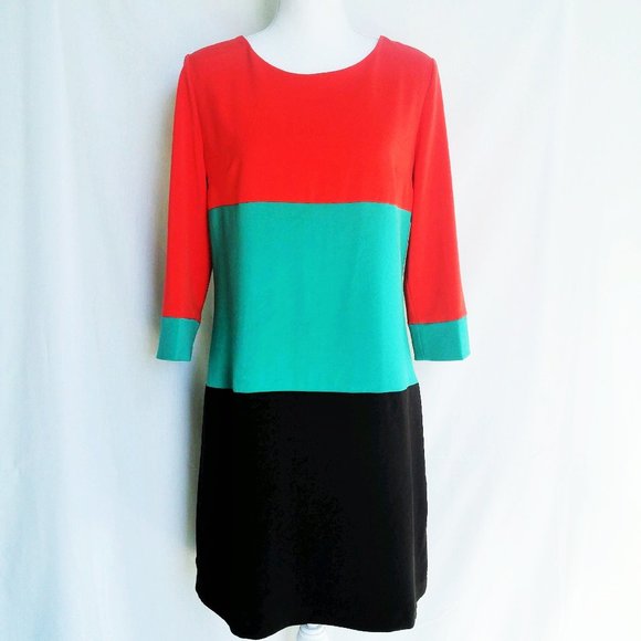 Adore Dresses & Skirts - Size L,  Adore dress, orange/green/black